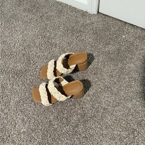 Braided Tan Women's Sandals